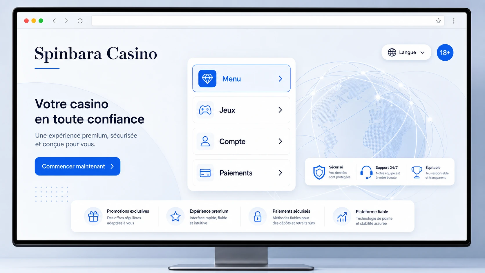 Présentation générale du casino